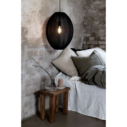 Markslöjd 108795 - Luster na sajli FLORENCE 1xE27/40W/230V crna