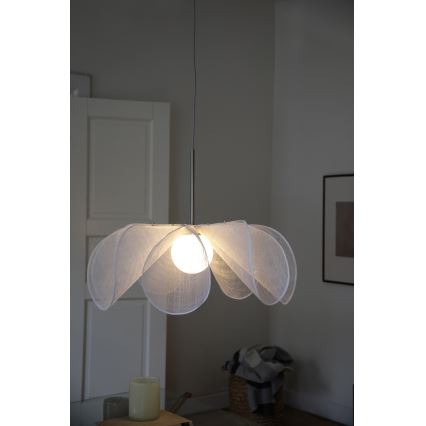 Markslöjd 108818 - Luster na sajli STYRKA 1xE27/40W/230V pr. 75 cm bijela