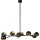 Markslöjd 108852 - Viseći luster EDGAR 8xE14/40W/230V crna