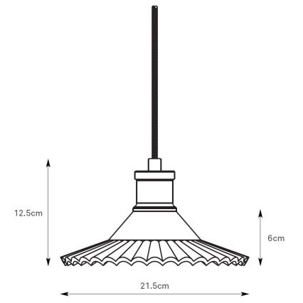 Markslöjd 108854 - Luster na sajli NOVIA 1xE27/40W/230V crna/dimna