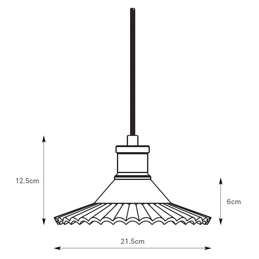 Markslöjd 108854 - Luster na sajli NOVIA 1xE27/40W/230V crna/dimna