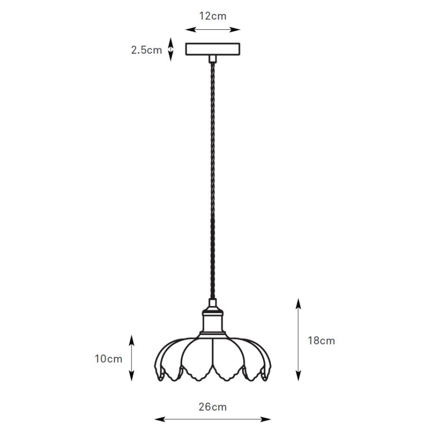 Markslöjd 108858 - Luster na sajli KURAGE 1xE27/40W/230V mesing/dimna bež