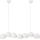 Markslöjd 108859 - Luster na sajli CUPOLO 7xE14/40W/230V bijela