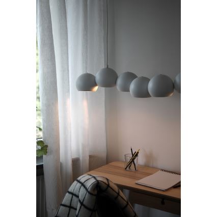 Markslöjd 108859 - Luster na sajli CUPOLO 7xE14/40W/230V bijela