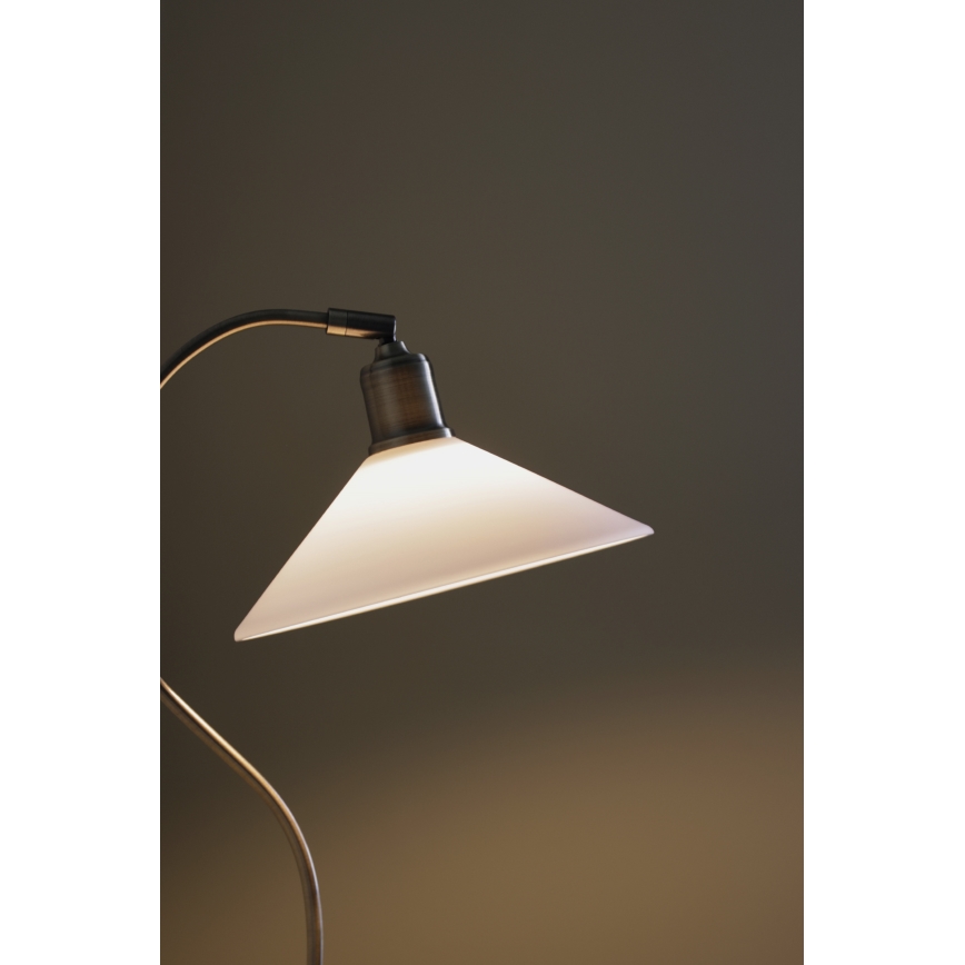 Markslöjd 108863 - Stolna lampa VELA 1xE27/40W/230V mesing/bijela