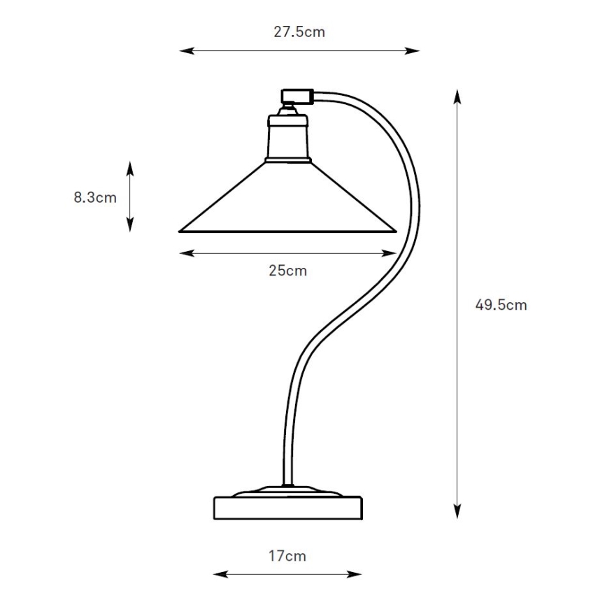 Markslöjd 108864 - Stolna lampa VELA 1xE27/40W/230V mesing/zelena