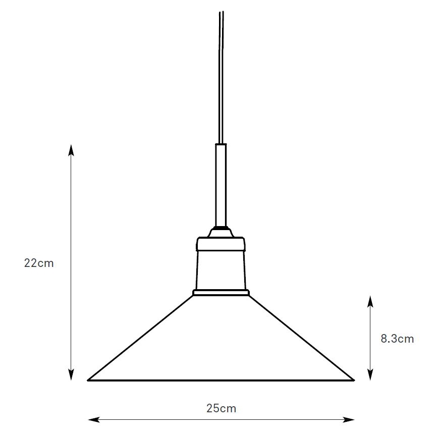 Markslöjd 108867 - Luster na sajli VELA 1xE27/40W/230V mesing/bijela