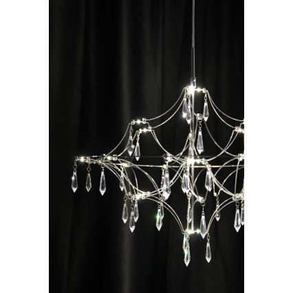 Markslöjd 108869 - LED Prigušivi kristalni luster na sajli EFESOS LED/14W/230V pr. 60 cm