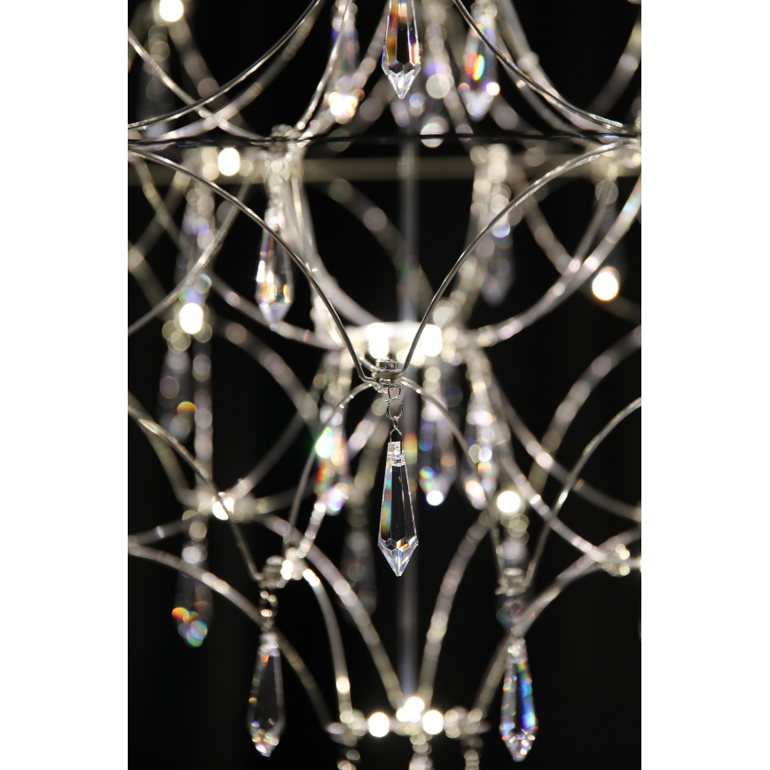Markslöjd 108870 - LED Prigušivi kristalni luster na sajli EFESOS LED/25W/230V pr. 80 cm