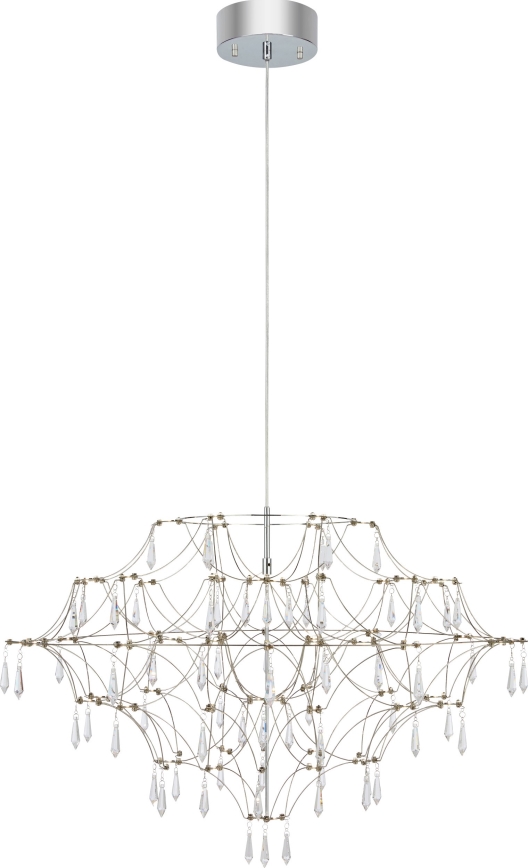 Markslöjd 108870 - LED Prigušivi kristalni luster na sajli EFESOS LED/25W/230V pr. 80 cm