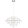 Markslöjd 108870 - LED Prigušivi kristalni luster na sajli EFESOS LED/25W/230V pr. 80 cm
