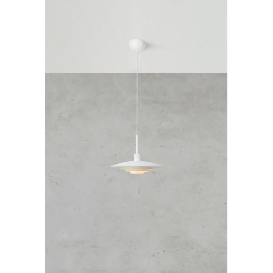 Markslöjd 108874 - Luster na sajli PINY 1xE27/60W/230V, promjer 35 cm, bijeli