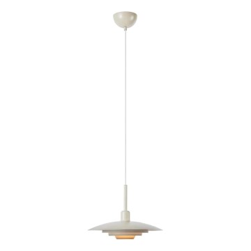 Markslöjd 108875 - Luster na sajli PINY 1xE27/60W/230V Ø 35 cm bež