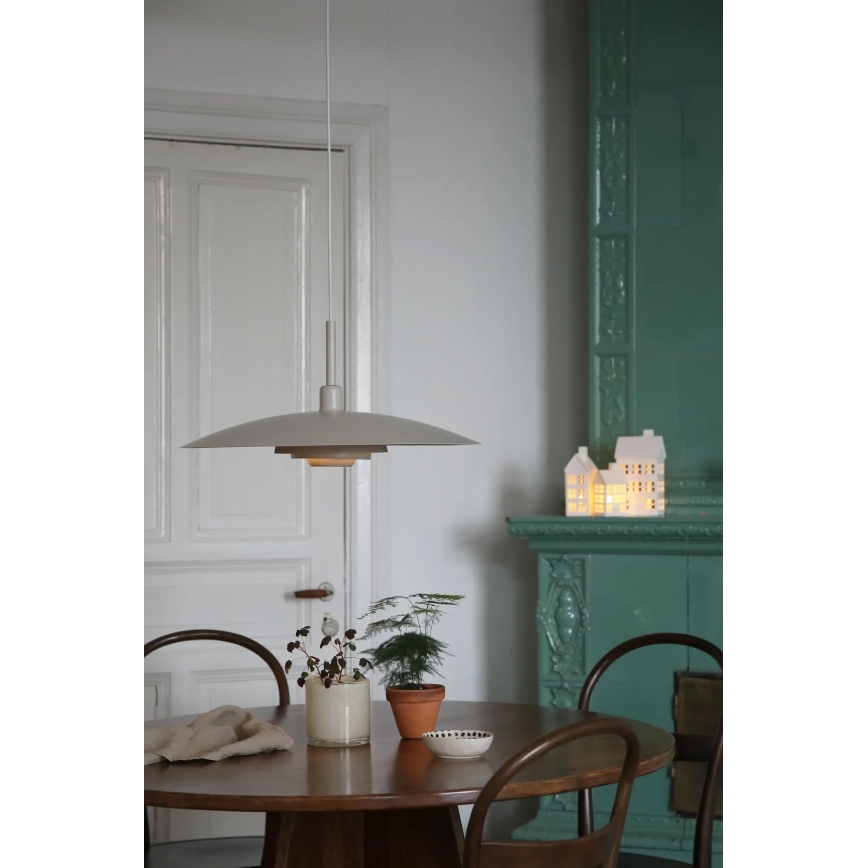 Markslöjd 108877 - Viseći luster na sajli PINY 1xE27/60W/230V Ø 57 cm bež