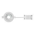 Markslöjd 108885 - LED prigušivo kupaonsko ugradno svjetlo PLUTO LED/4,9W/230V CRI 90 IP44 bijela