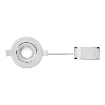 Markslöjd 108885 - LED prigušivo kupaonsko ugradno svjetlo PLUTO LED/4,9W/230V CRI 90 IP44 bijela