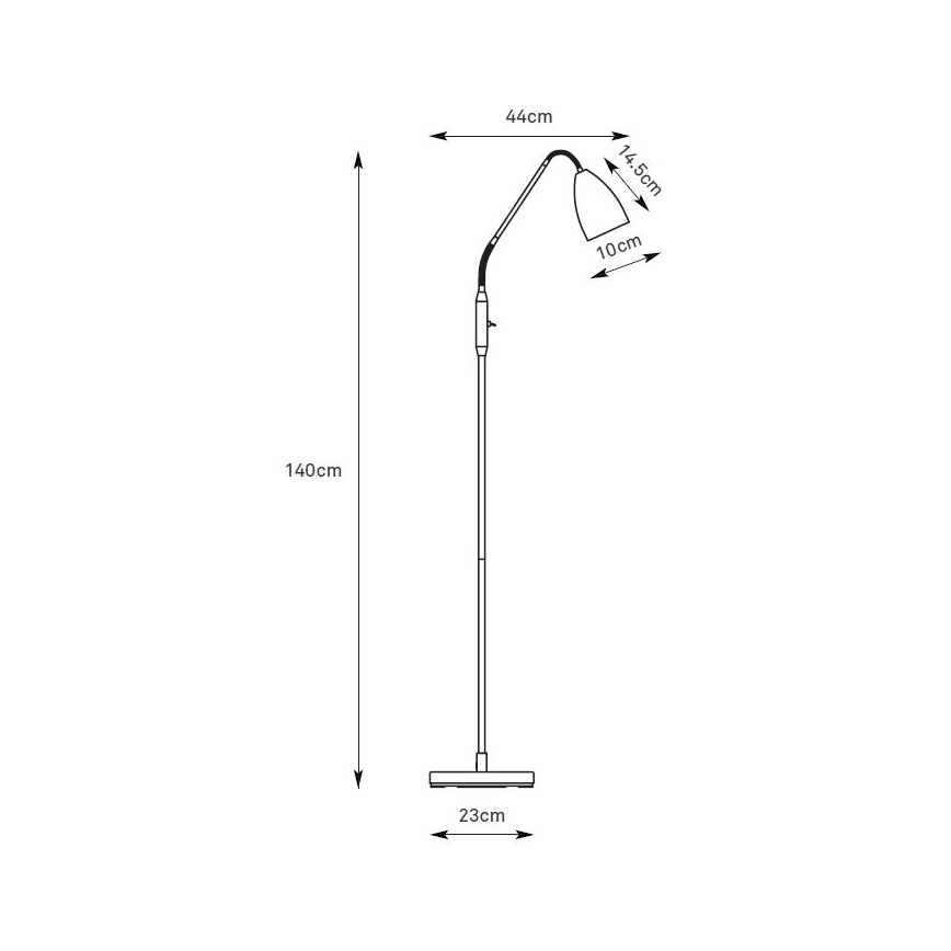 Markslöjd 108887 - LED podna svjetiljka PATRO s prigušivanjem LED/4,9W/230V CRI 90 bež