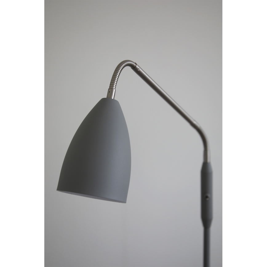 Markslöjd 108888 - LED dimabilna podna svjetiljka PATRO LED/4,9W/230V CRI 90 siva