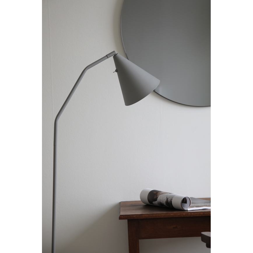 Markslöjd 108891 - LED podna lampa s prigušivačem FUNIL LED/4,9W/230V CRI 90 siva