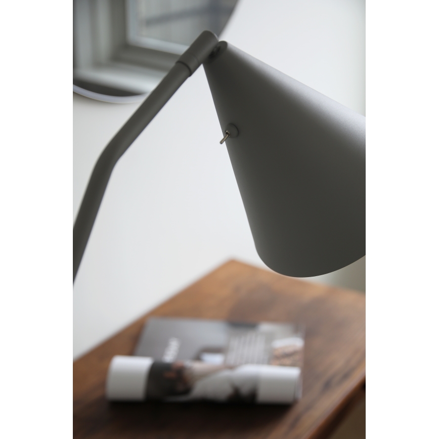 Markslöjd 108891 - LED podna lampa s prigušivačem FUNIL LED/4,9W/230V CRI 90 siva