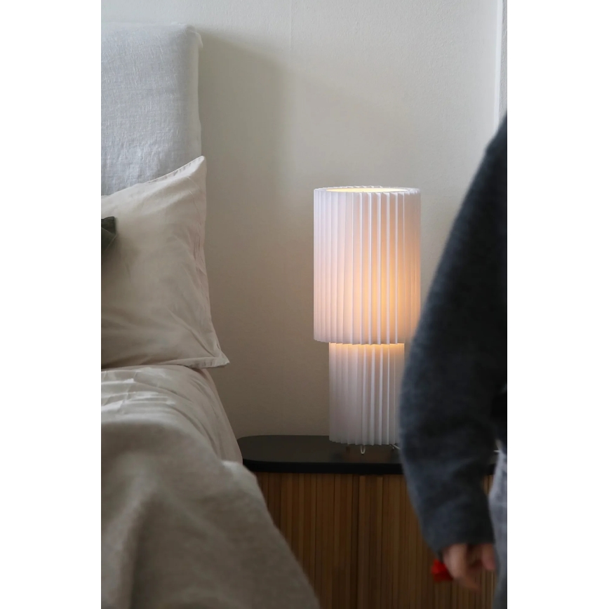 Markslöjd 108897 - Stolna lampa CATIS 1xE27/60W/230V 45 cm bijela