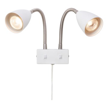 Markslöjd 108900 - Zidna reflektorska svjetiljka CIRO 2xGU10/7W/230V bijela
