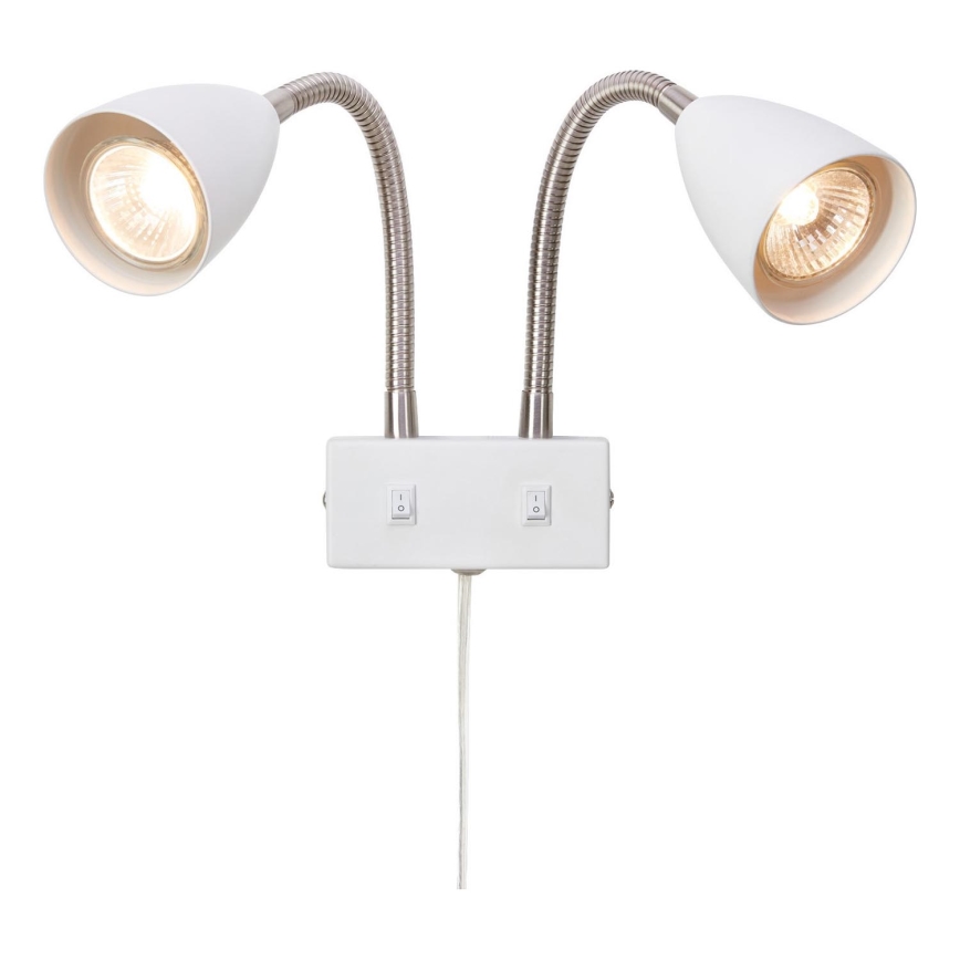 Markslöjd 108900 - Zidna reflektorska svjetiljka CIRO 2xGU10/7W/230V bijela