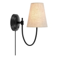 Markslöjd 108907 - Zidna svjetiljka AMAR 1xE14/40W/230V bež/crna