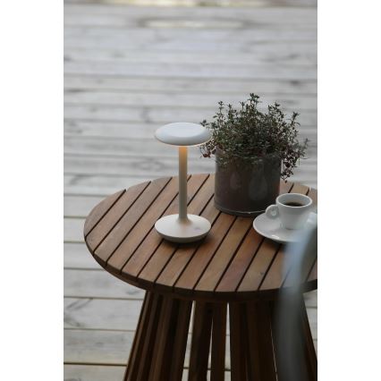 Markslöjd 108917 - LED vanjska punjiva stolna lampa s prigušivanjem PETIT LED/2W/1800 mAh 2200/2700/3000K IP44 siva