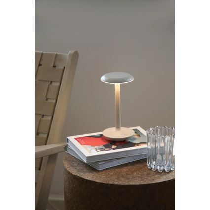 Markslöjd 108917 - LED vanjska punjiva stolna lampa s prigušivanjem PETIT LED/2W/1800 mAh 2200/2700/3000K IP44 siva