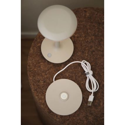 Markslöjd 108917 - LED vanjska punjiva stolna lampa s prigušivanjem PETIT LED/2W/1800 mAh 2200/2700/3000K IP44 siva