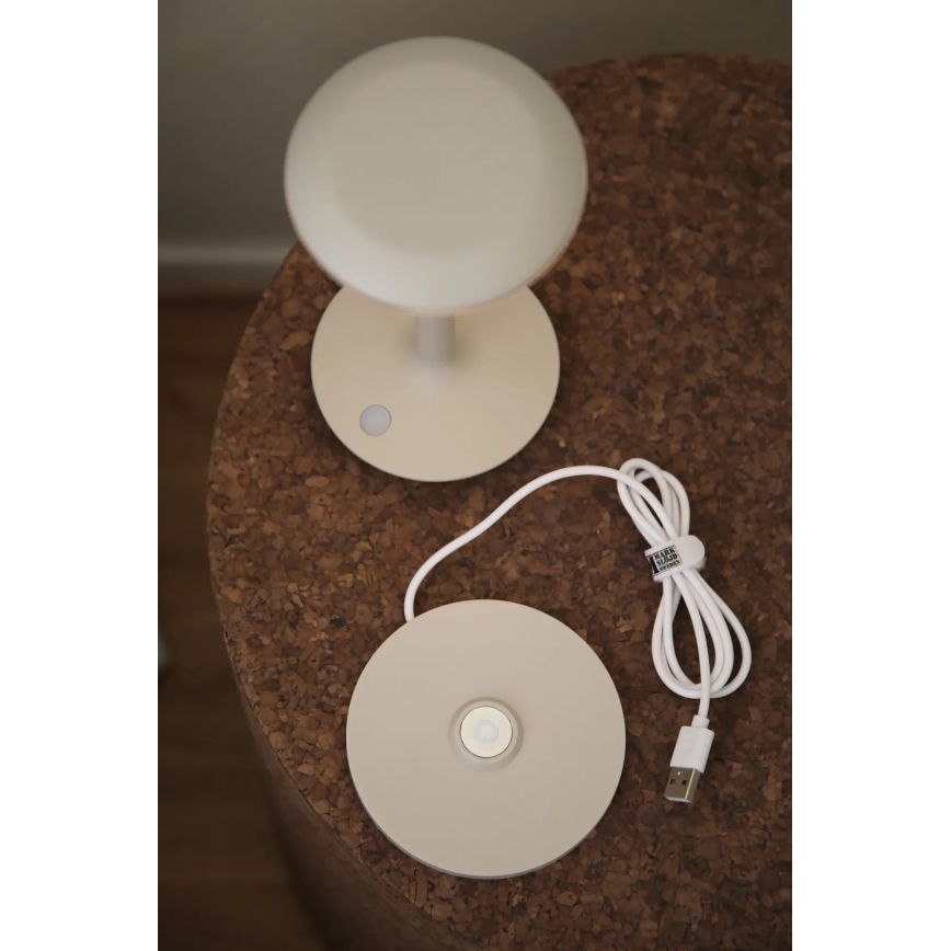 Markslöjd 108917 - LED vanjska punjiva stolna lampa s prigušivanjem PETIT LED/2W/1800 mAh 2200/2700/3000K IP44 siva