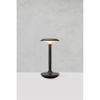 Markslöjd 108918 - LED Prigušiva vanjski punjiva stolna lampa PETIT LED/2W/1800 mAh 2200/2700/3000K IP44 crna