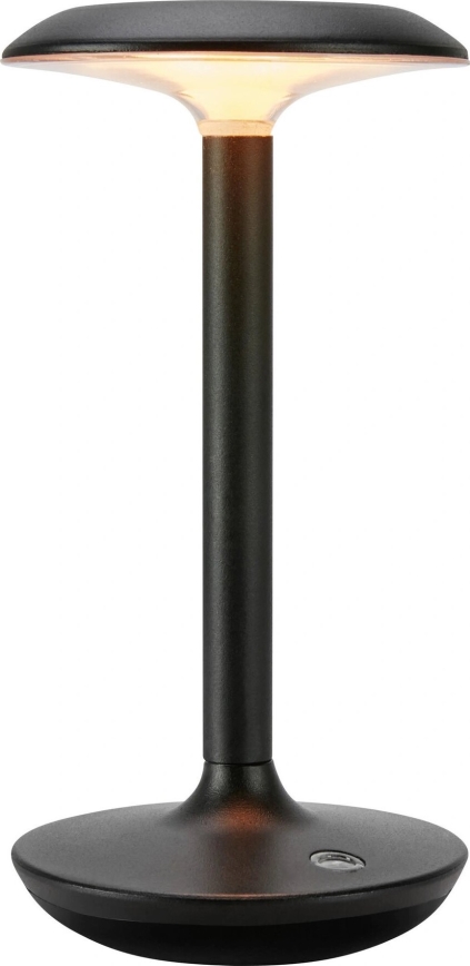 Markslöjd 108918 - LED Prigušiva vanjski punjiva stolna lampa PETIT LED/2W/1800 mAh 2200/2700/3000K IP44 crna