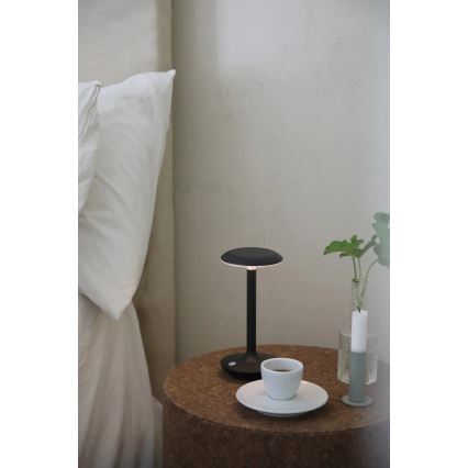 Markslöjd 108918 - LED vanjska punjiva stolna lampa s prigušivanjem PETIT LED/2W/1800 mAh 2200/2700/3000K IP44 crna