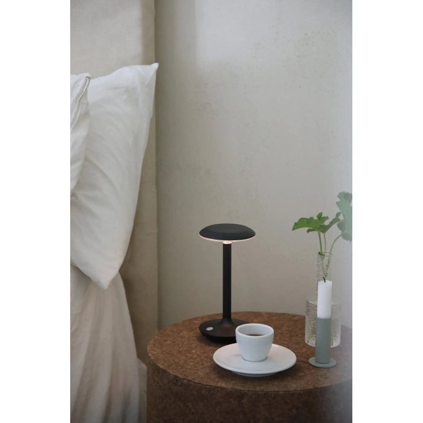 Markslöjd 108918 - LED vanjska punjiva stolna lampa s prigušivanjem PETIT LED/2W/1800 mAh 2200/2700/3000K IP44 crna