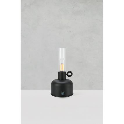 Markslöjd 108919 - LED Prigušiva vanjski punjiva stolna lampa ASTRID LED/2W/1200 mAh IP44 crna