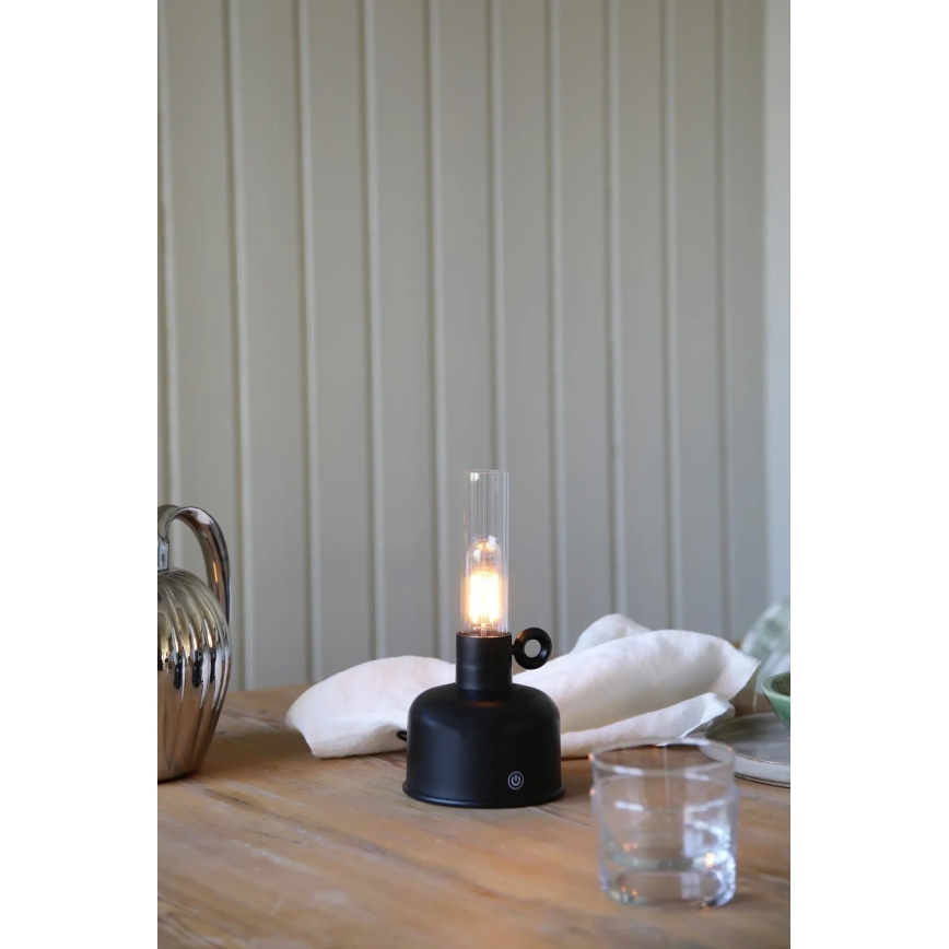 Markslöjd 108919 - LED vanjska punjiva stolna lampa s prigušivanjem ASTRID LED/2W/1200 mAh IP44 crna