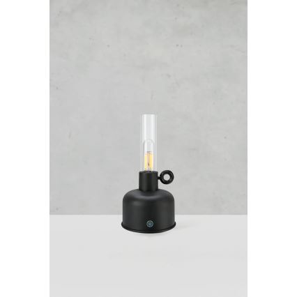 Markslöjd 108919 - LED vanjska punjiva stolna lampa s prigušivanjem ASTRID LED/2W/1200 mAh IP44 crna