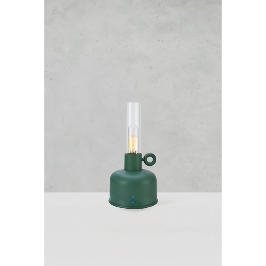 Markslöjd 108920 - LED Prigušiva vanjski punjiva stolna lampa ASTRID LED/2W/1200 mAh IP44 zelena