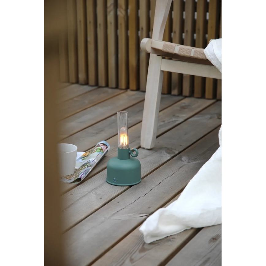 Markslöjd 108920 - LED vanjska punjiva stolna lampa s prigušivanjem ASTRID LED/2W/1200 mAh IP44 zelena