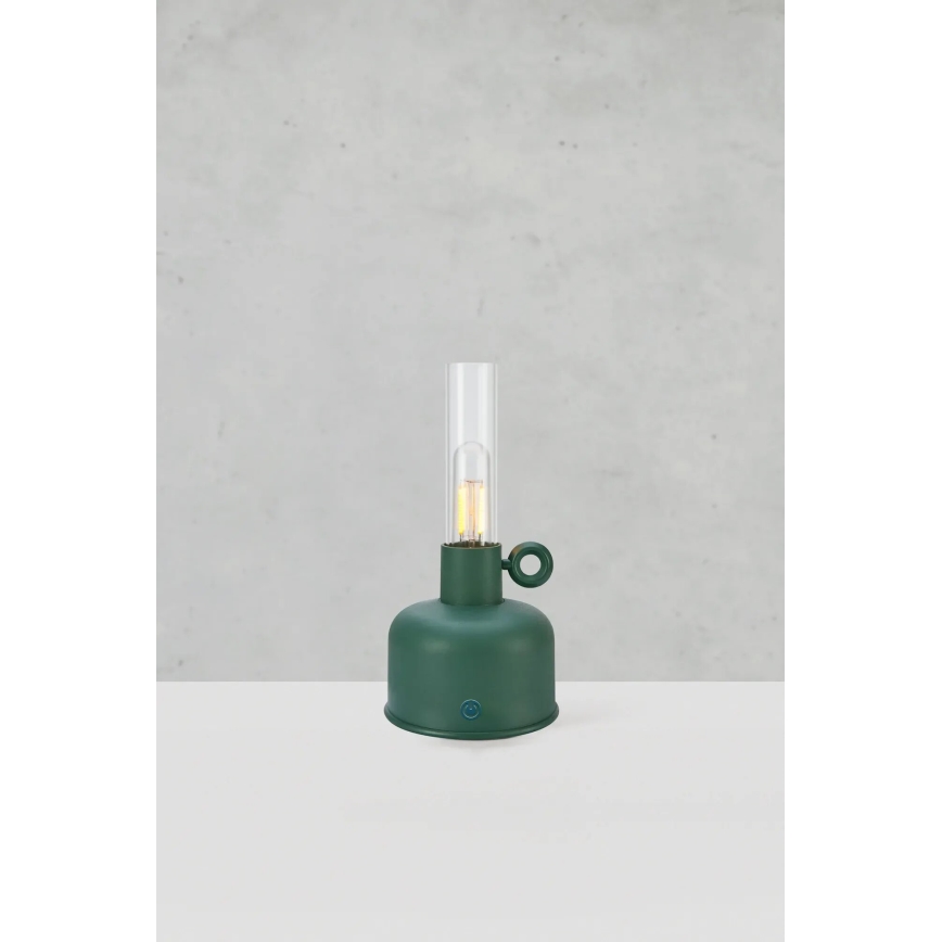 Markslöjd 108920 - LED vanjska punjiva stolna lampa s prigušivanjem ASTRID LED/2W/1200 mAh IP44 zelena
