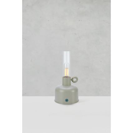 Markslöjd 108921 - LED vanjska punjiva stolna lampa s prigušivanjem ASTRID LED/2W/1200 mAh IP44 siva