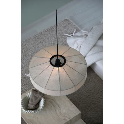 Markslöjd 108955 - Viseća svjetiljka na sajli ALIA 1xE27/60W/230V Ø 57 cm krem/crna