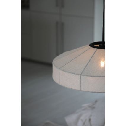 Markslöjd 108955 - Viseća svjetiljka na sajli ALIA 1xE27/60W/230V Ø 57 cm krem/crna