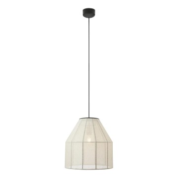 Markslöjd 108956 - Viseći luster na kabelu AIKO 1xE27/60W/230V, promjer 37 cm, krem/crna