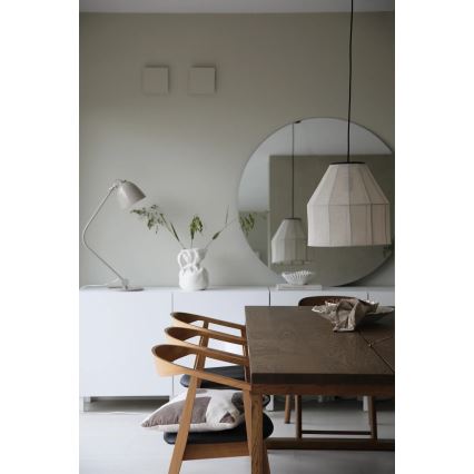 Markslöjd 108956 - Viseći luster na kabelu AIKO 1xE27/60W/230V, promjer 37 cm, krem/crna