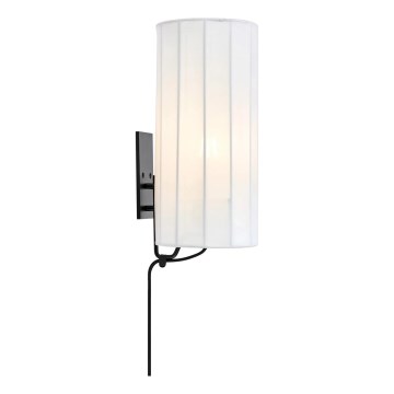 Markslöjd 108960 - Zidna svjetiljka HIKARI 1xE27/60W/230V bijela/crna