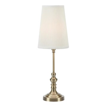 Markslöjd 108969 - Stolna lampa NOBLE 1xE14/40W/230V 56 cm bijela/mesing