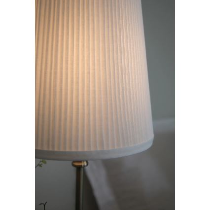 Markslöjd 108969 - Stolna lampa NOBLE 1xE14/40W/230V 56 cm bijela/mesing